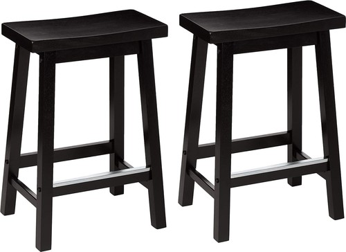 Solid wood saddle seat - solid,