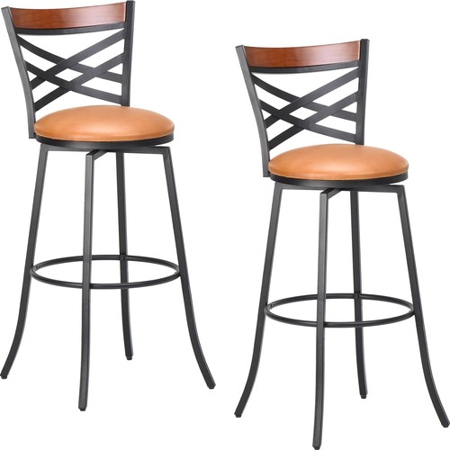 Swivel bar stools 2pcs - swivel,