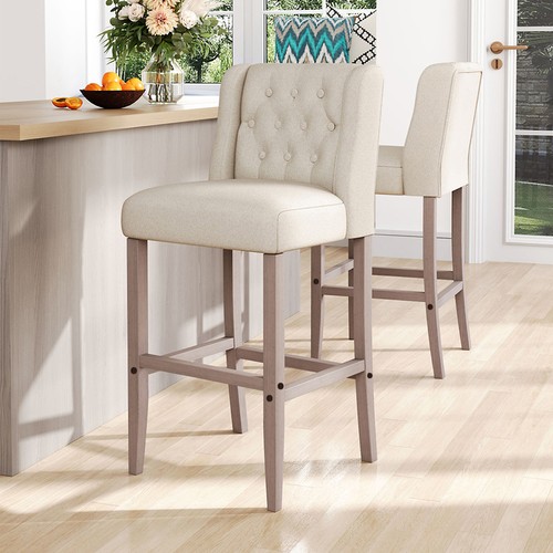 Beige bar stools - stools, chairs