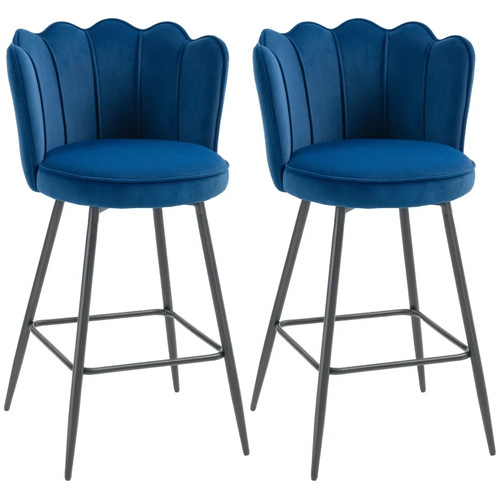 Set barstools with petal - barstools,