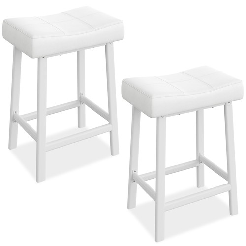 Modern saddle bar stools set - bar,