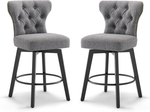 Set dark grey upholstered - dark,