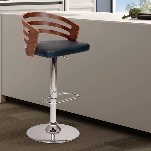 Adele walnut swivel - swivel, bar