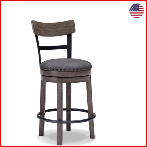 Caitbrook high back bar stool - back,