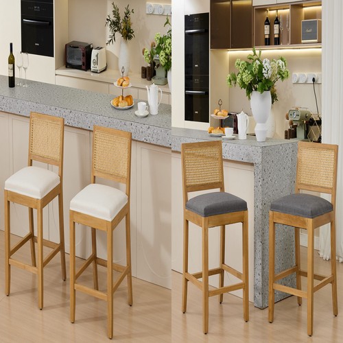 Natural rattan counter height - rattan,