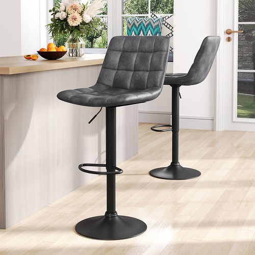 Gas lift bar stools - 2x, chairs