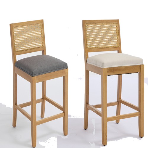 2pack full solid rubber wood - full,