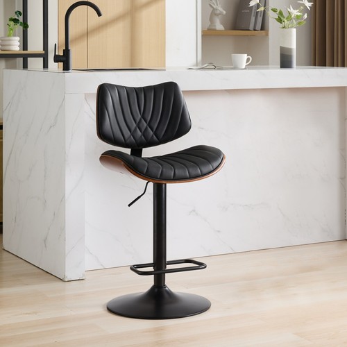 360 swivel walnut bar - swivel, stools
