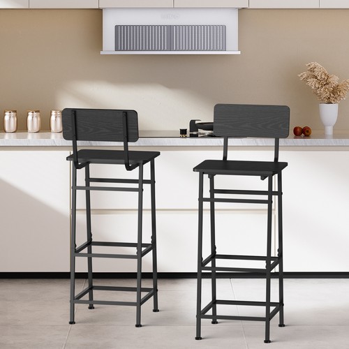 2pcs bar stools with - 2pcs,