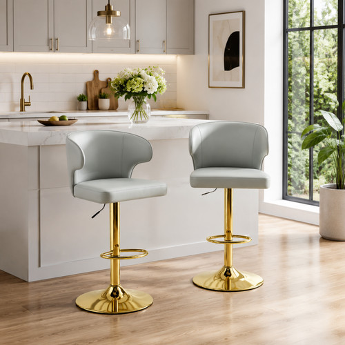 Adjustable swivel bar stool - adjustable,