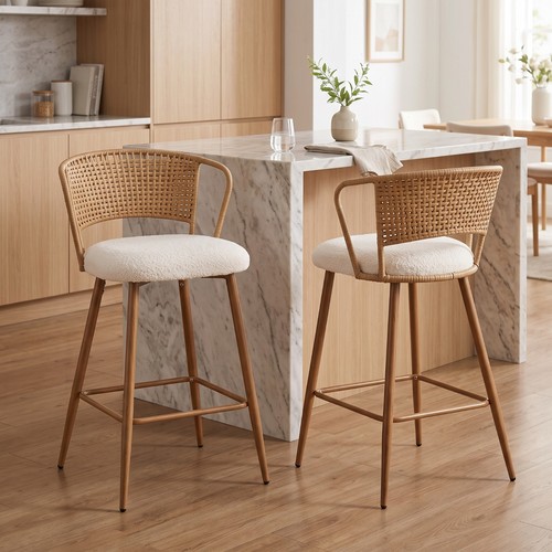 Set rattan counter height - 2,