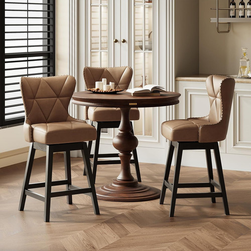 Set brown swivel - swivel, pu