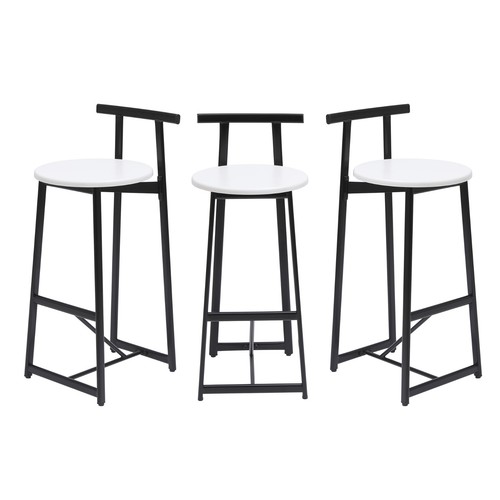 Metal bar stools - 3,
