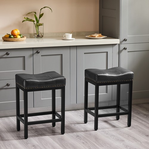 Pcs upholstered bar stools - 2,