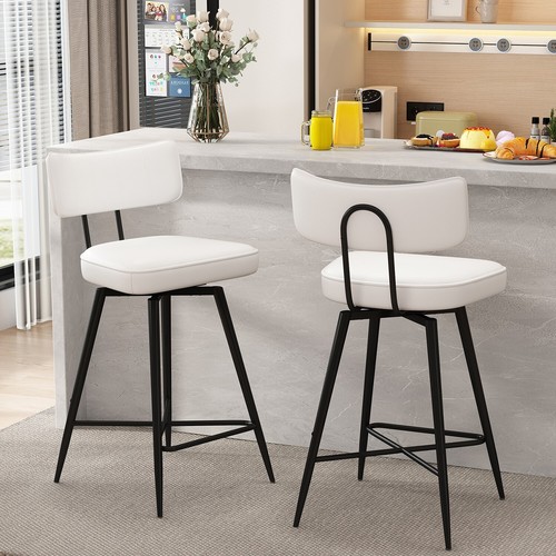 Swivel bar stools set of - 26",