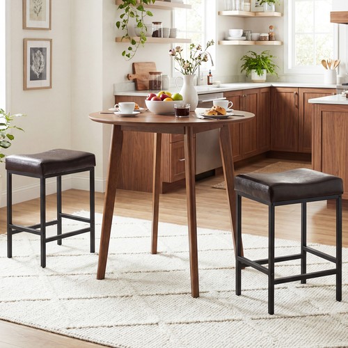 Bar stools set chairs - of, 2